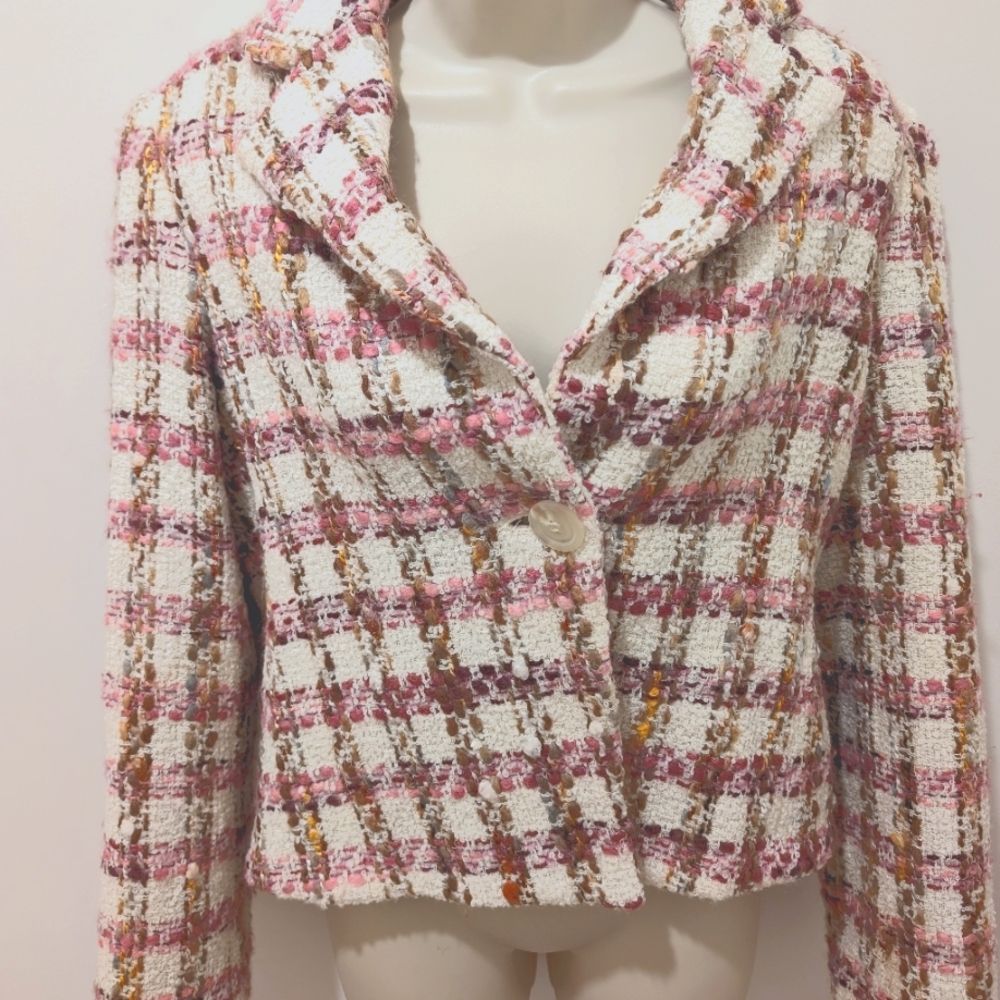 Vintage Tweed Boucle Donna Degnan Blazer